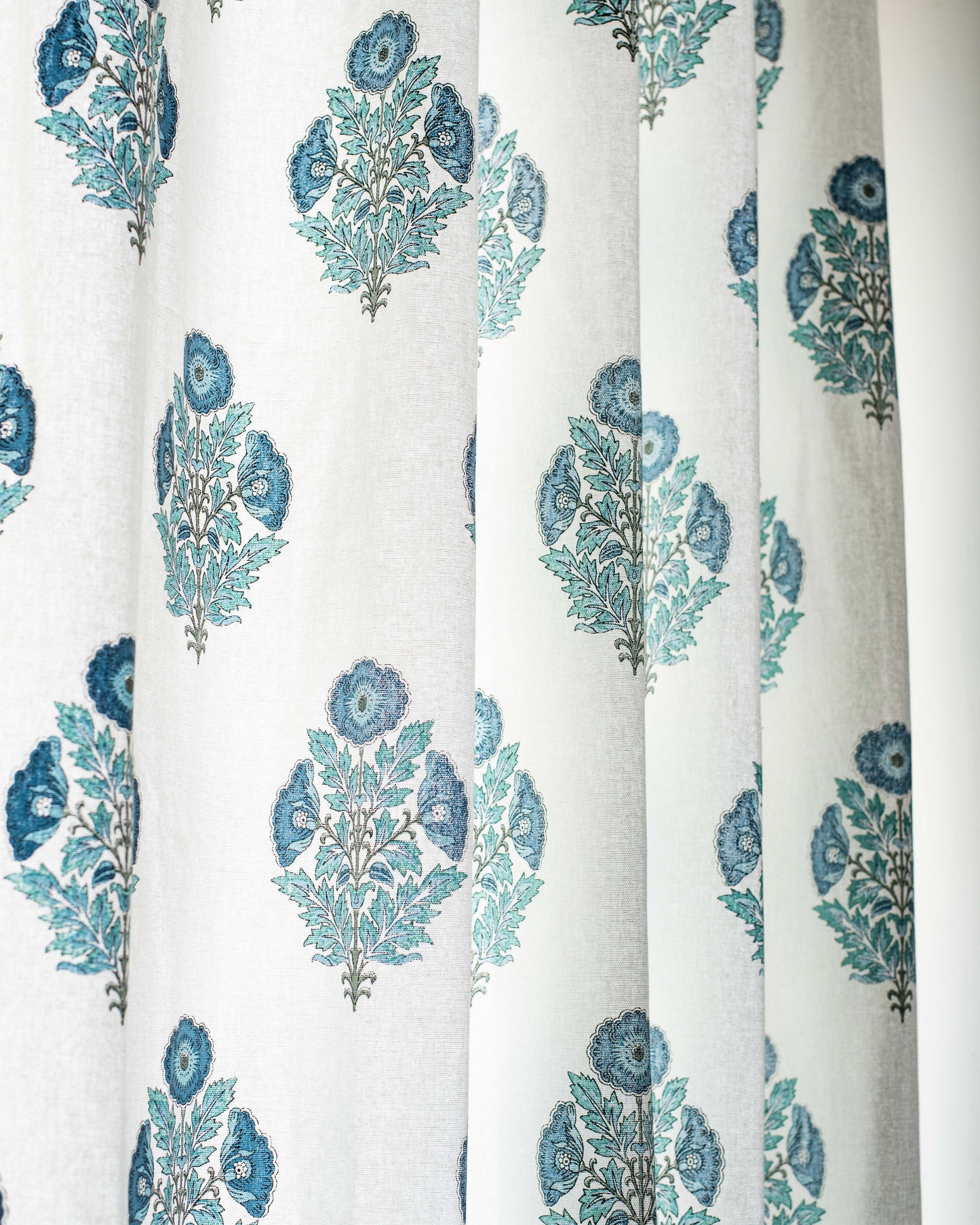 Sapphire Garden Curtains