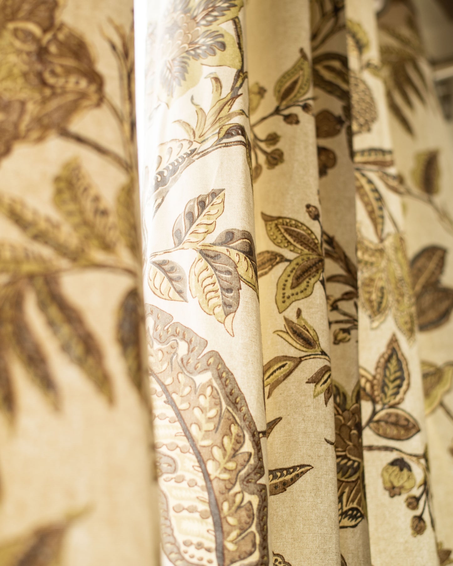Olive Canopy Curtains