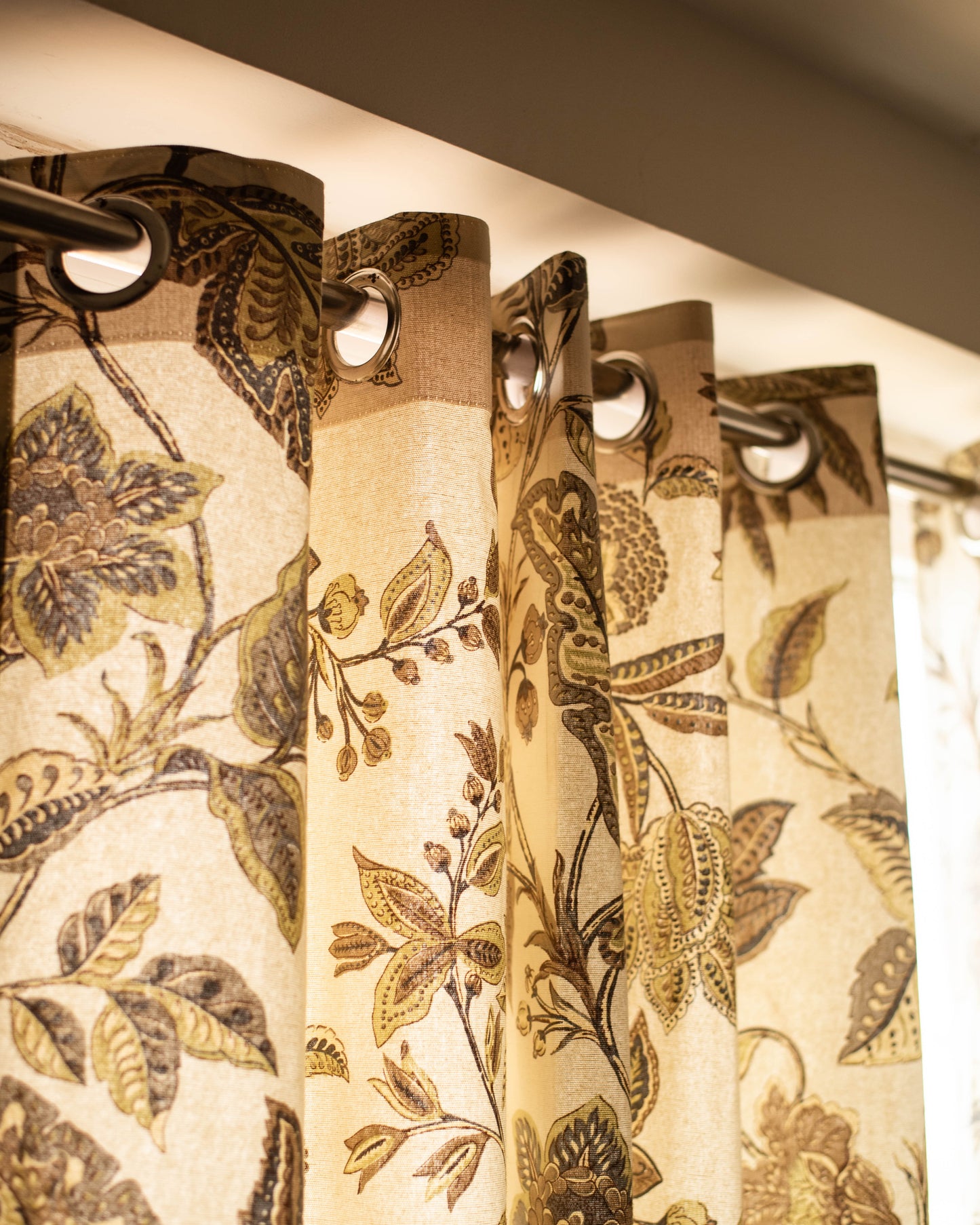 Olive Canopy Curtains