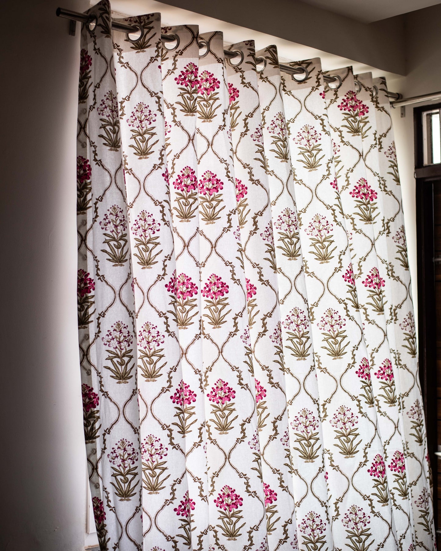 Pink & Ruby Curtains