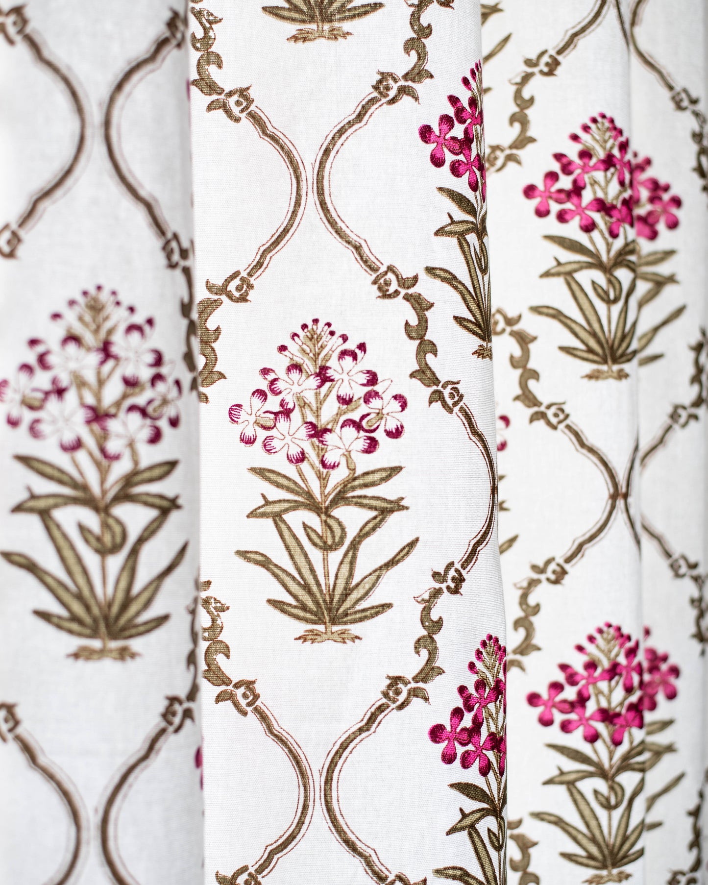 Pink & Ruby Curtains