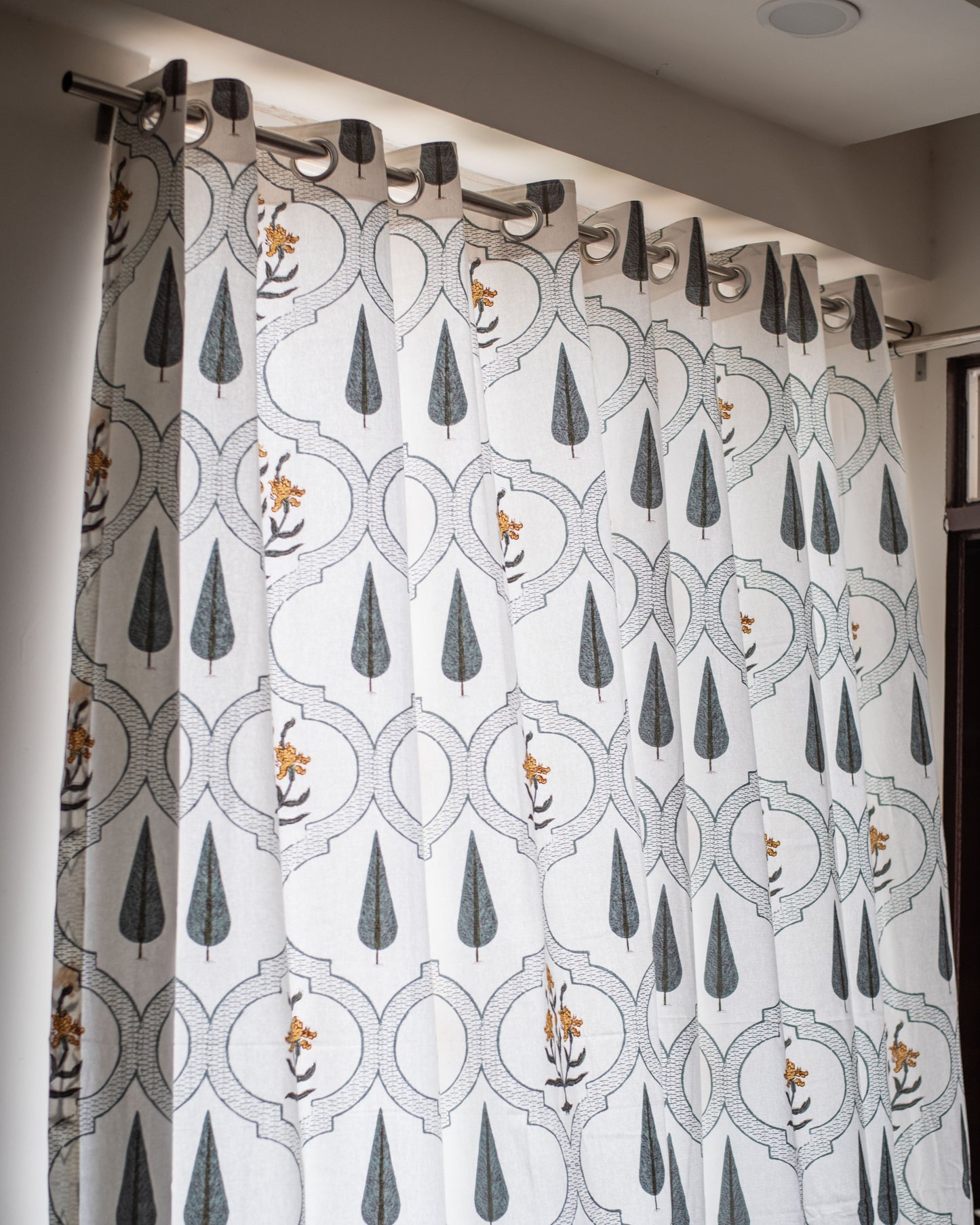 Sunlit Petals Curtains