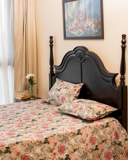 Pomegranate Waves Bedsheet
