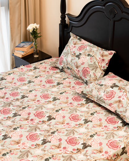Pomegranate Waves Bedsheet
