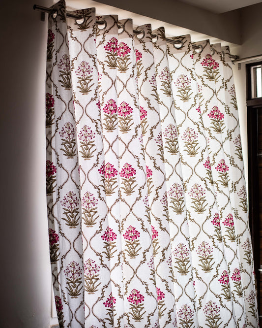 Pink & Ruby Curtains