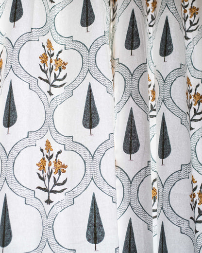 Sunlit Petals Curtains